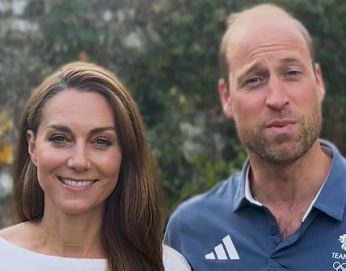 The Prince and Princess of Wales share a message congratulating Team GB on social media at the close of the Olympic Games in Paris, August 2024 (Kensington Palace)