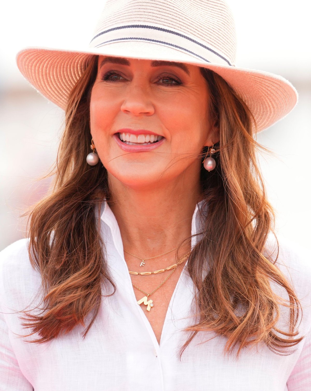 The Queen of Denmark visits Aero aboard the Royal Yacht Dannebrog on August 20, 2024 (Claus Fisker/Ritzau/Alamy)