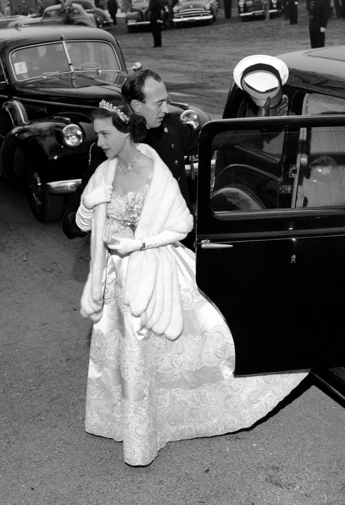 Princess Margaret of the United Kingdom attends the wedding of Princess Ragnhild of Norway in Asker on May 15, 1953 (Trinity Mirror/Mirrorpix/Alamy)
