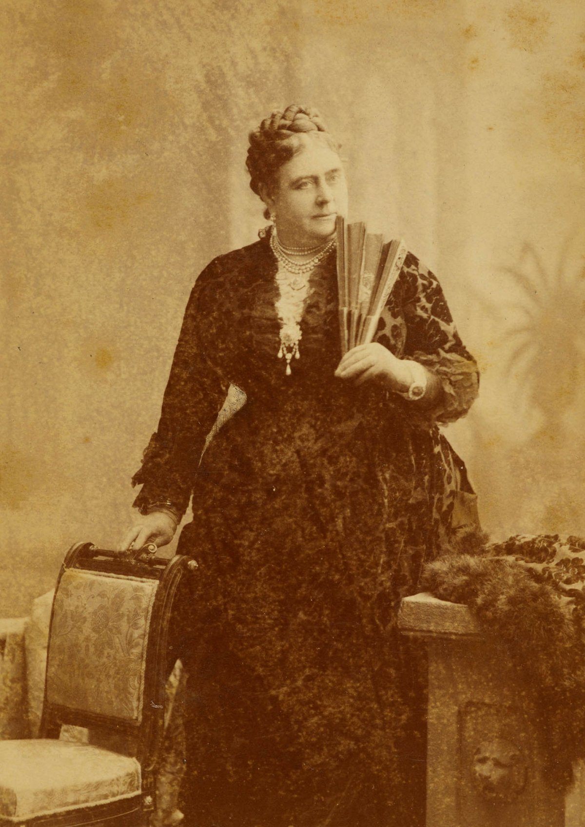 The Duchess of Teck, ca. 1880 (Royal Collection Trust)