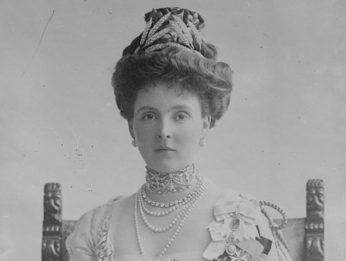 Princess Alexander of Teck is pictured in her attire for the 1911 coronation of King George V and Queen Mary (Penta Springs/Alamy)
