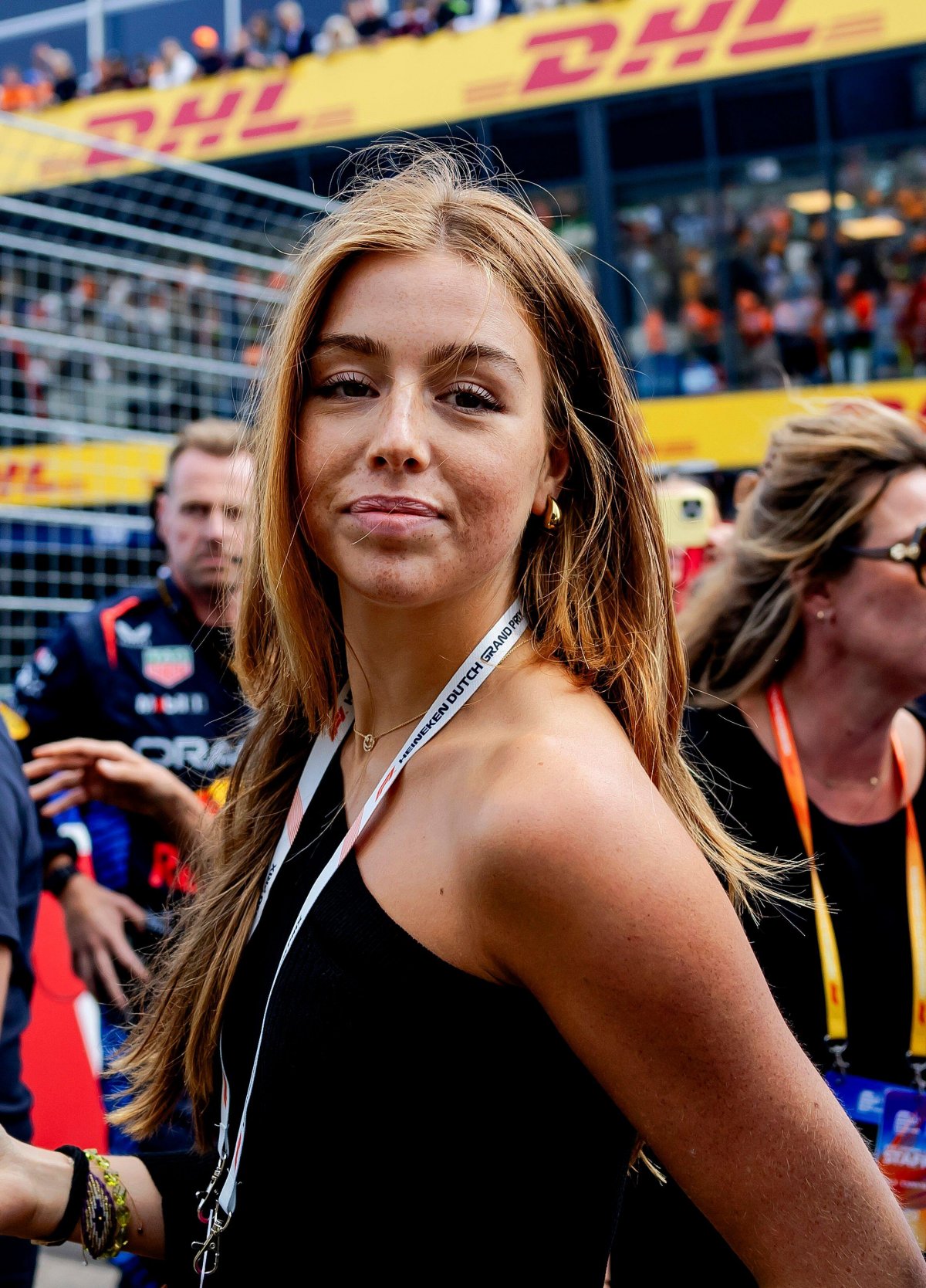 Princess Alexia of the Netherlands attends the F1 Grand Prix of the Netherlands at the Circuit of Zandvoort on August 25, 2024 (REMKO DE WAAL/ANP/Alamy)