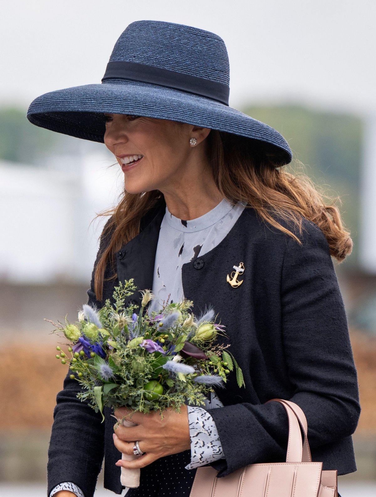 The Queen of Denmark visits Velje aboard the Royal Yacht Dannebrog on August 22, 2024 (Bo Amstrup/Ritzau Scanpix/Alamy)