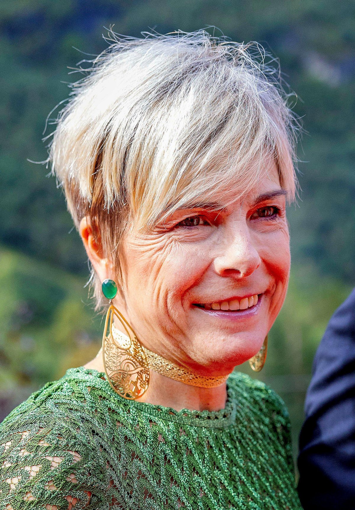 Princess Laurentien of the Netherlands arrives for the wedding of Princess Martha Louise in Geiranger, Norway, on August 31, 2024 (Albert Nieboer/DPA Picture Alliance/Alamy)