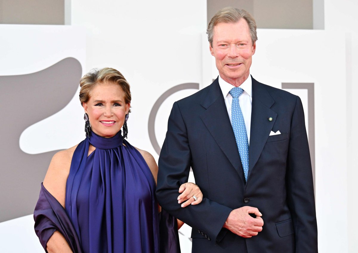 The Grand Duke and Grand Duchess of Luxembourg attend the premiere of the film I'm Still Here at the Venice Film Festival on September 1, 2024 (Independent Photo Agency/Alamy)