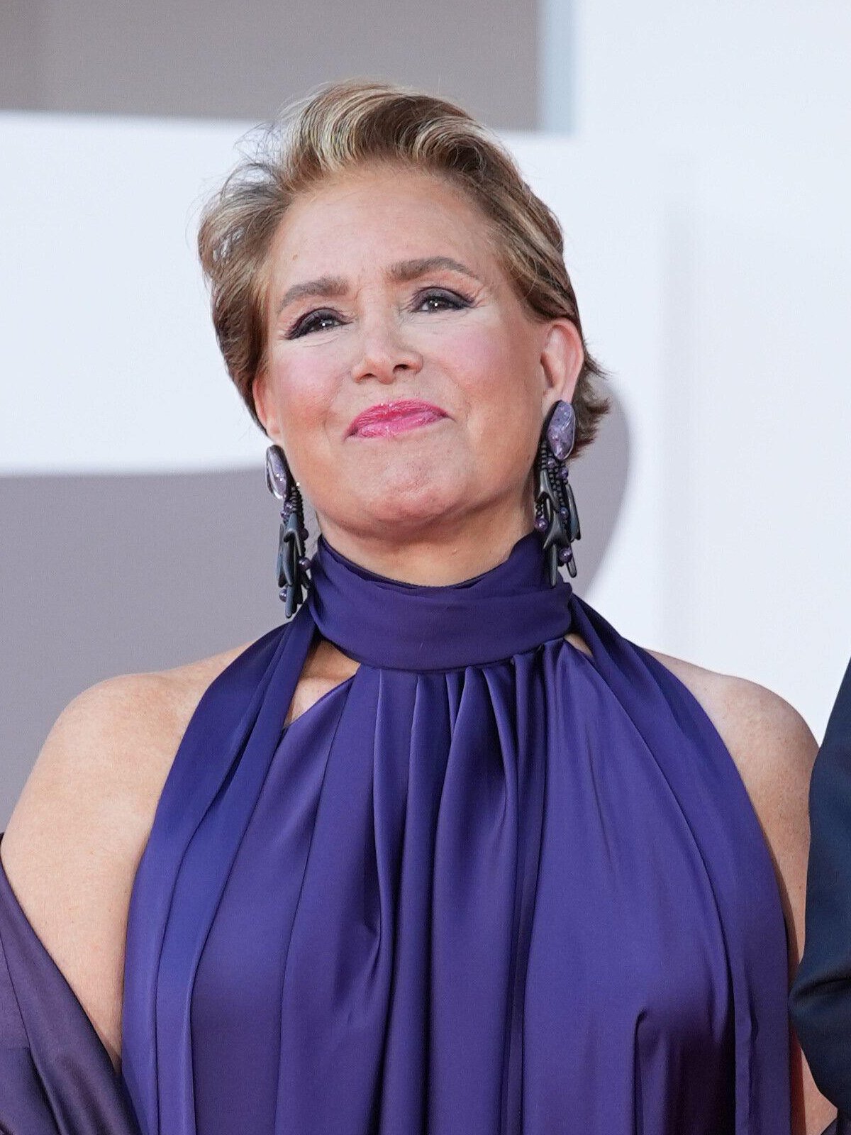 The Grand Duchess of Luxembourg attends the premiere of the film I'm Still Here at the Venice Film Festival on September 1, 2024 (Gian Mattia D'Alberto/LaPresse/Alamy)