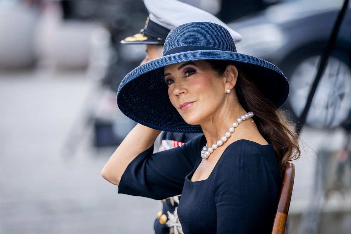 The Queen of Denmark attends a parade during the flag day for Denmark's deployed outside Christiansborg Palace in Copenhagen on September 5, 2024 (Ida Marie Odgaard/Ritzau Scanpix/Alamy)