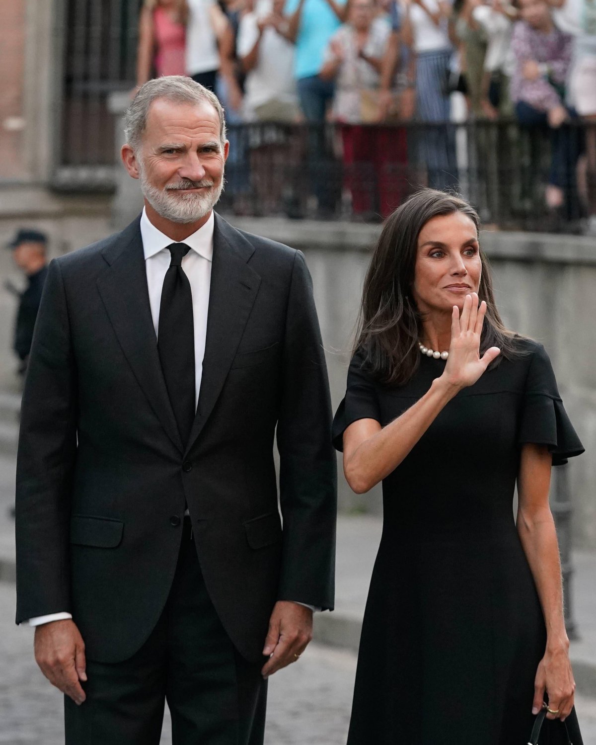The King and Queen of Spain attend a mass celebrating the life of his cousin, Juan Gomez Acebo, in Madrid on September 8, 2024 (CORDON PRESS/Alamy)