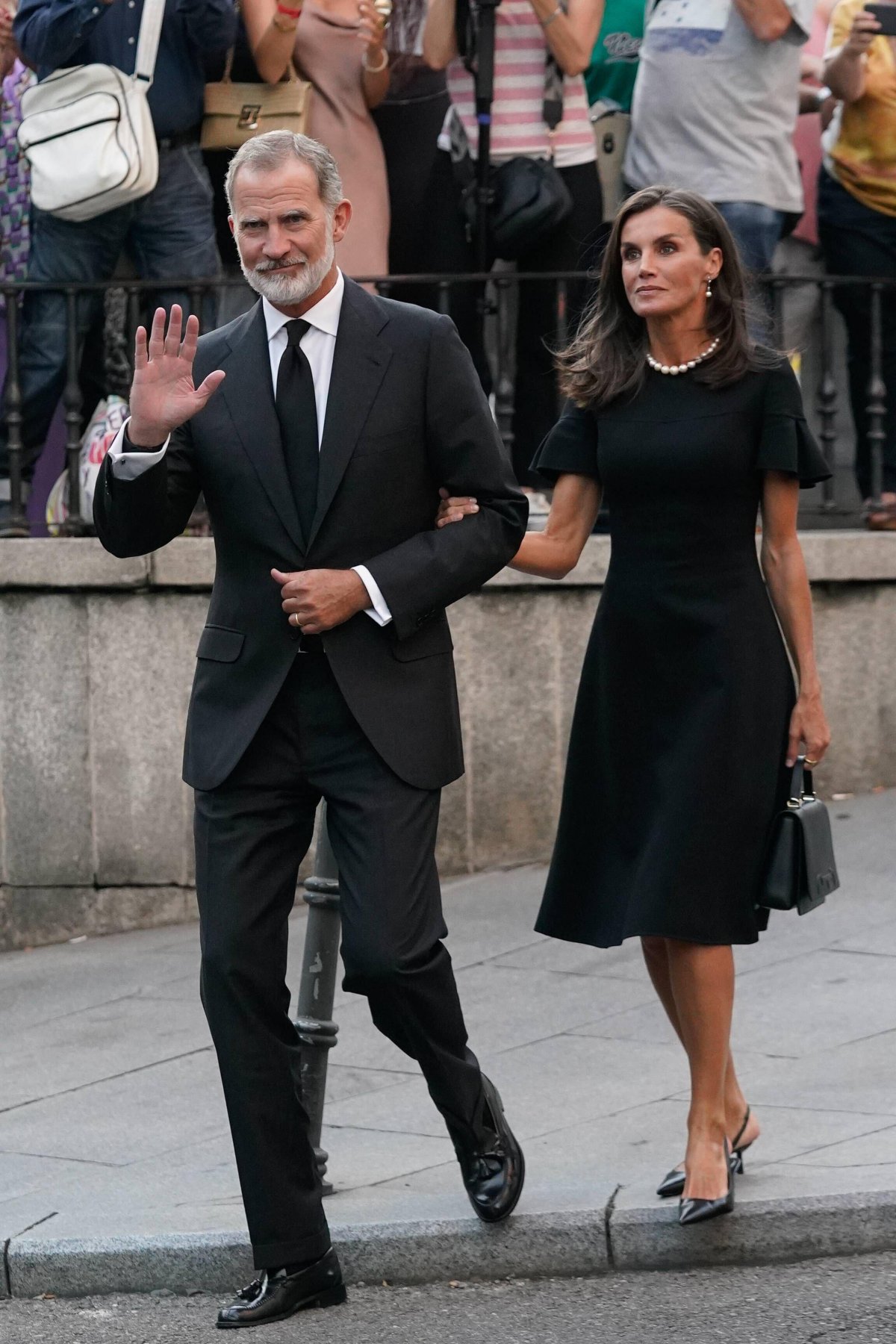 The King and Queen of Spain attend a mass celebrating the life of his cousin, Juan Gomez Acebo, in Madrid on September 8, 2024 (CORDON PRESS/Alamy)