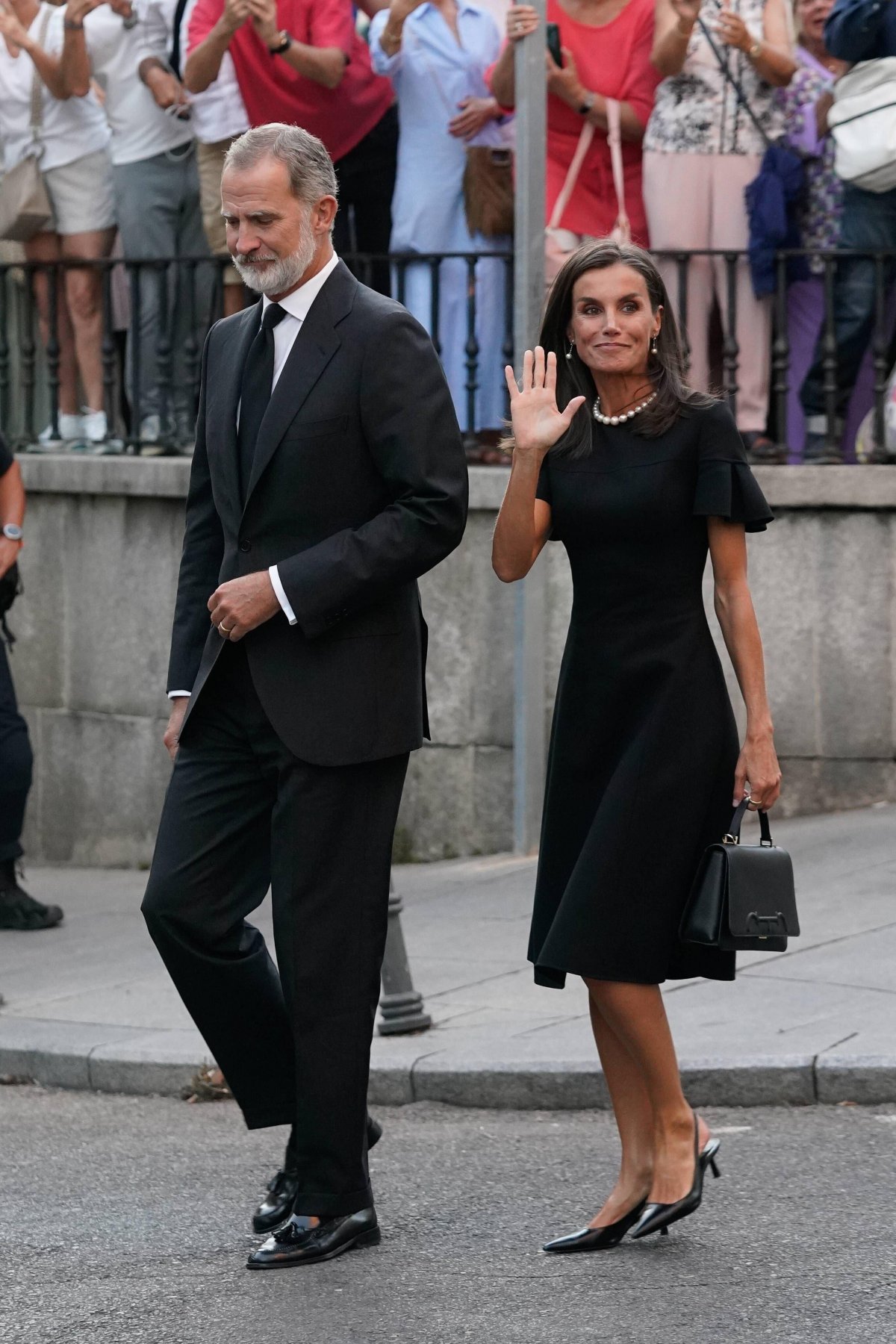 The King and Queen of Spain attend a mass celebrating the life of his cousin, Juan Gomez Acebo, in Madrid on September 8, 2024 (CORDON PRESS/Alamy)