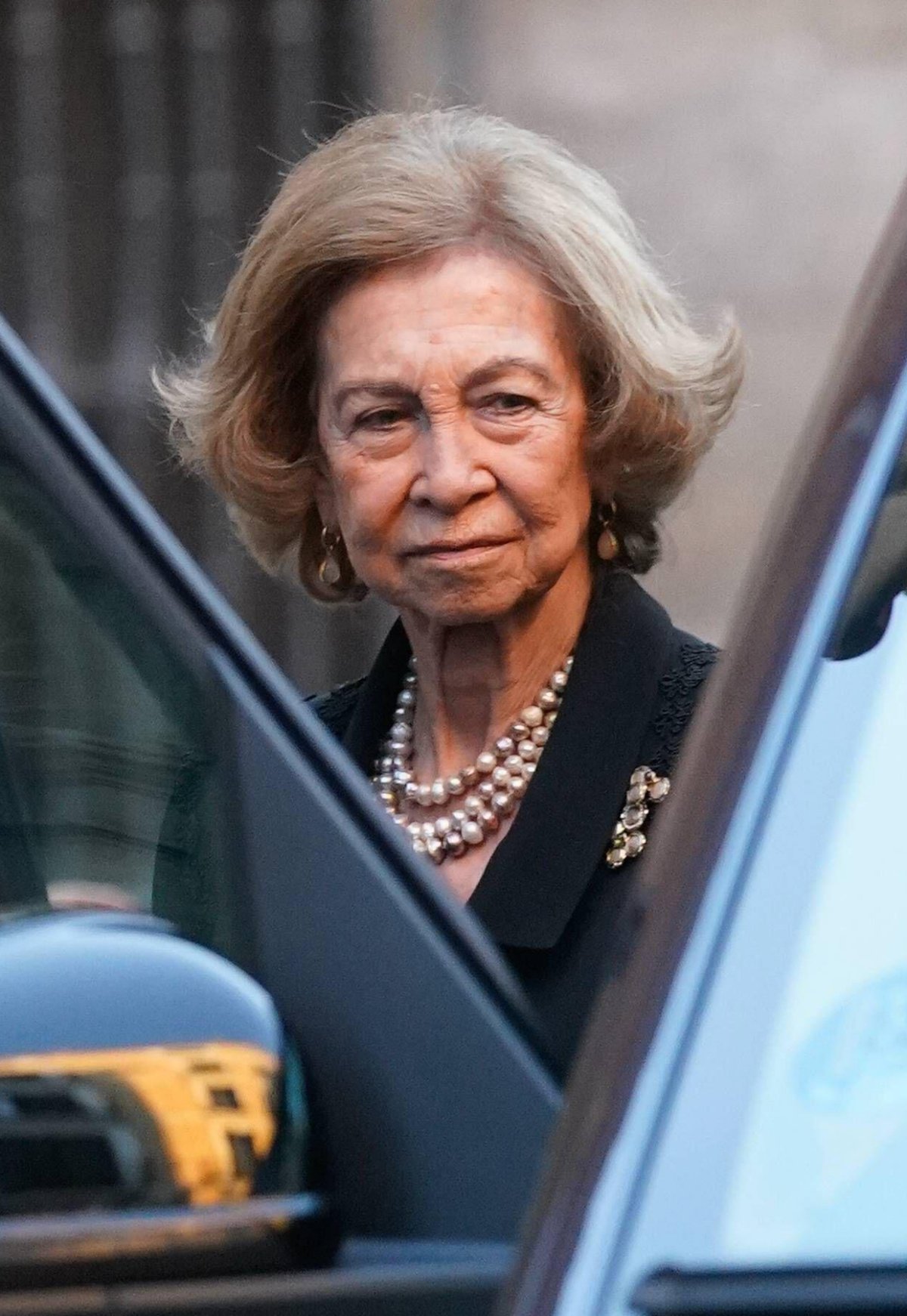 Queen Sofia of Spain attends a mass celebrating the life of her nephew, Juan Gomez Acebo, in Madrid on September 8, 2024 (CORDON PRESS/Alamy)