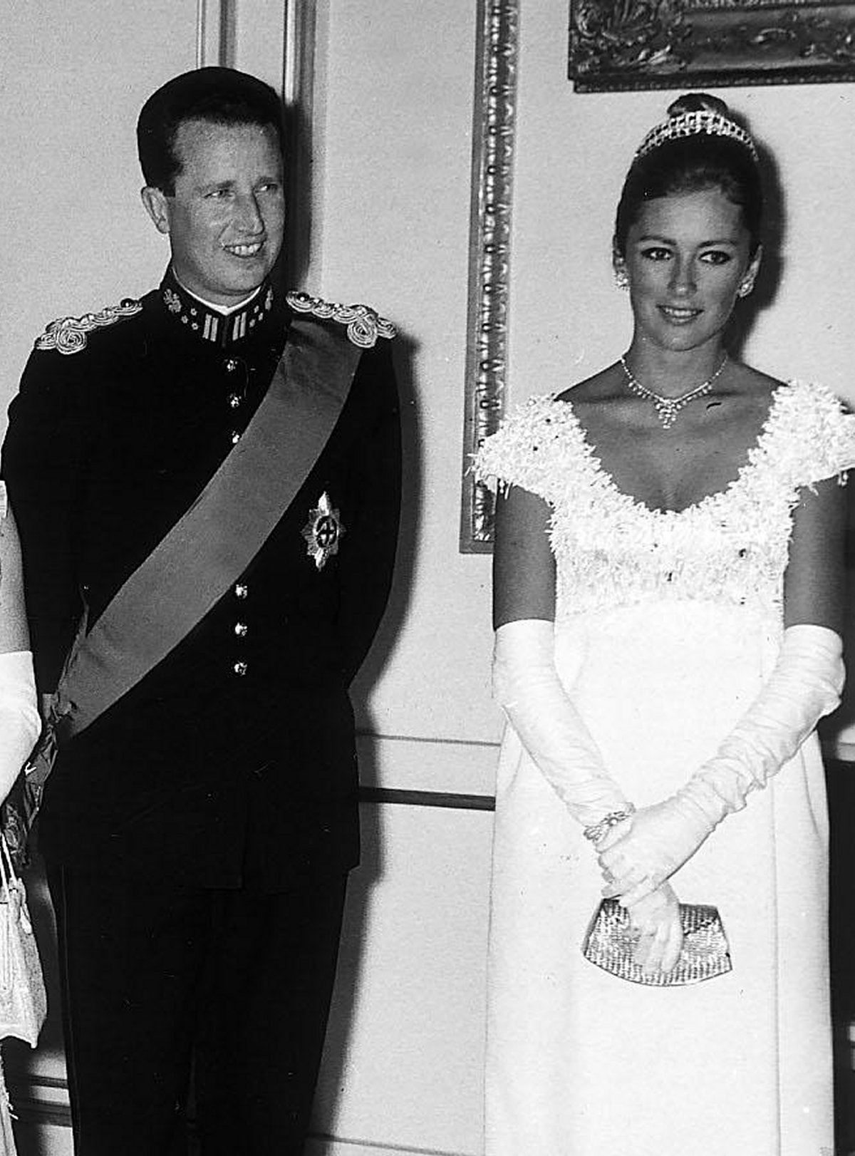 The King of the Belgians and the Princess of Liege attend a state banquet at the Royal Palace in Brussels on May 9, 1966 (Trinity Mirror/Mirrorpix/Alamy)