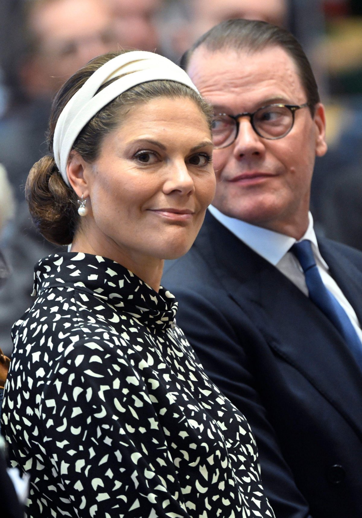 Crown Princess Victoria and Prince Daniel of Sweden attend the opening of the Riksdag session in Stockholm on September 10, 2024 (Fredrik Sandberg/TT News Agency/Alamy)