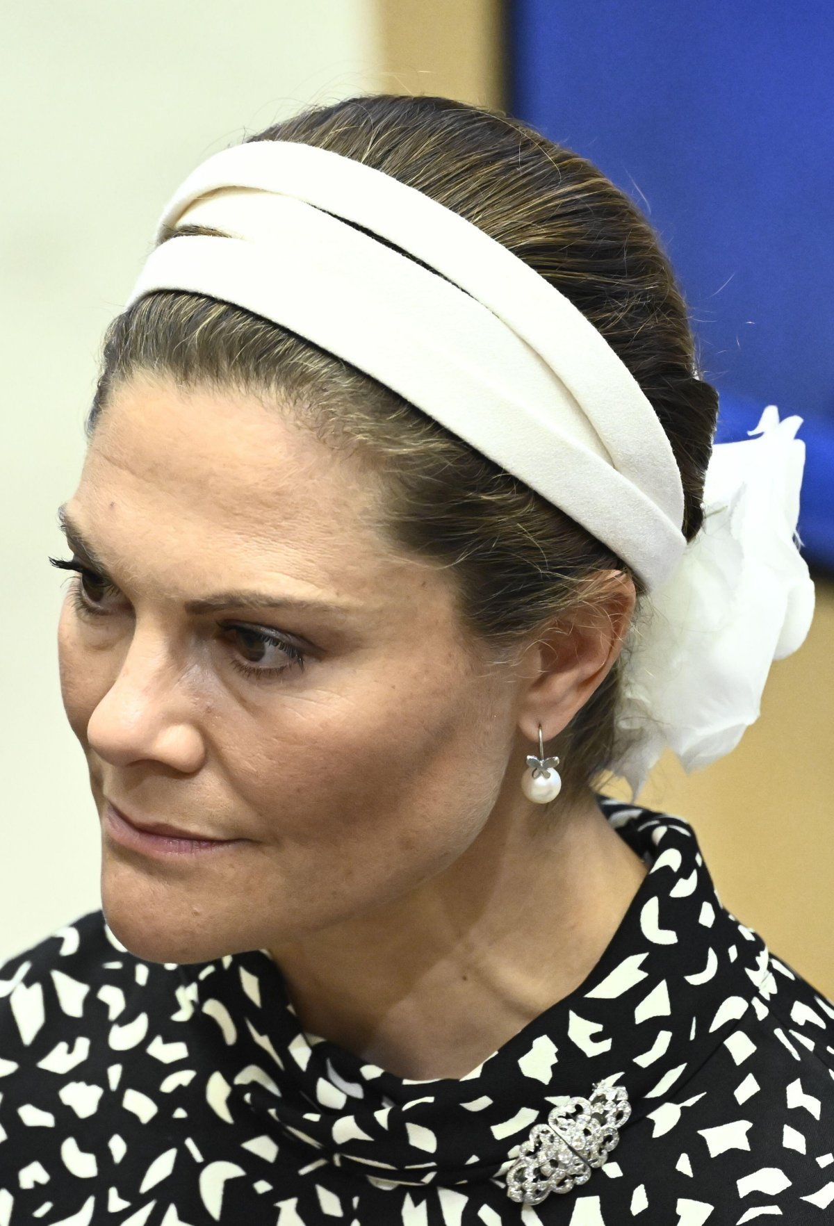 Crown Princess Victoria of Sweden attends the opening of the Riksdag session in Stockholm on September 10, 2024 (Christine Olsson/TT News Agency/Alamy)