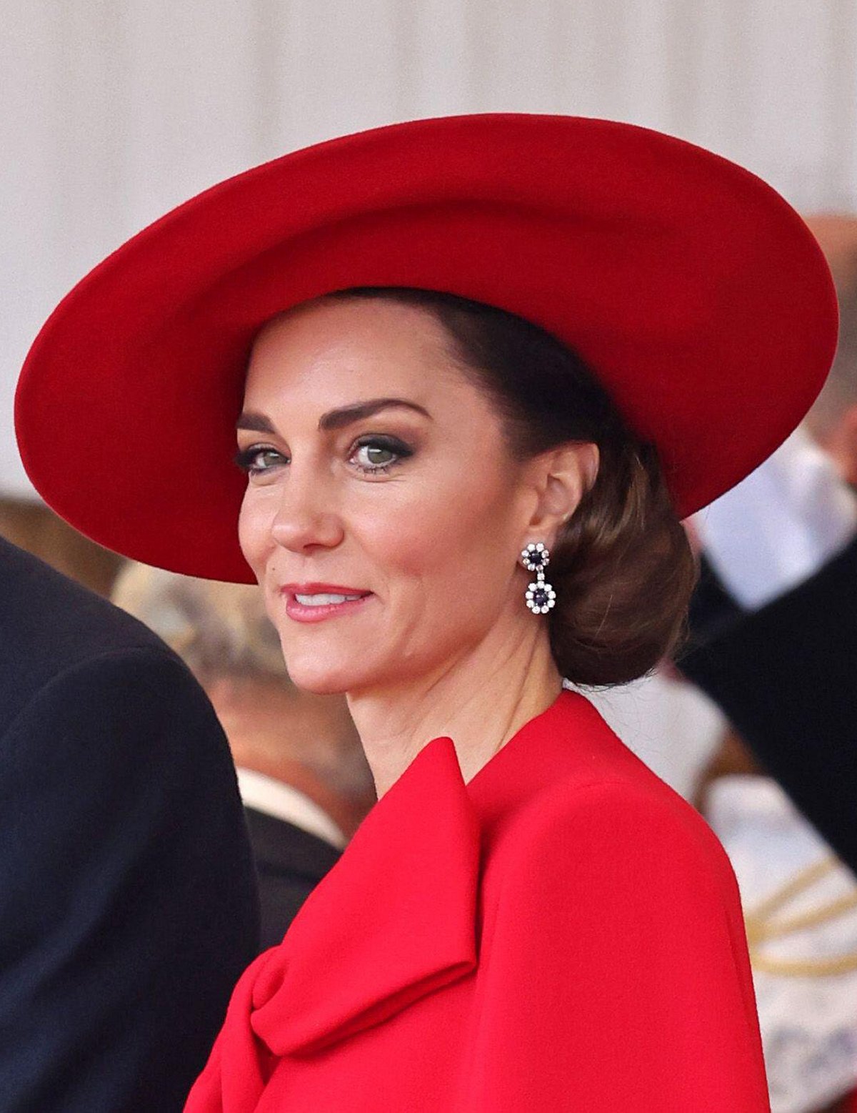 The Princess of Wales welcomes the President of South Korea to London on November 21, 2023 (Chris Jackson/PA Images/Alamy)
