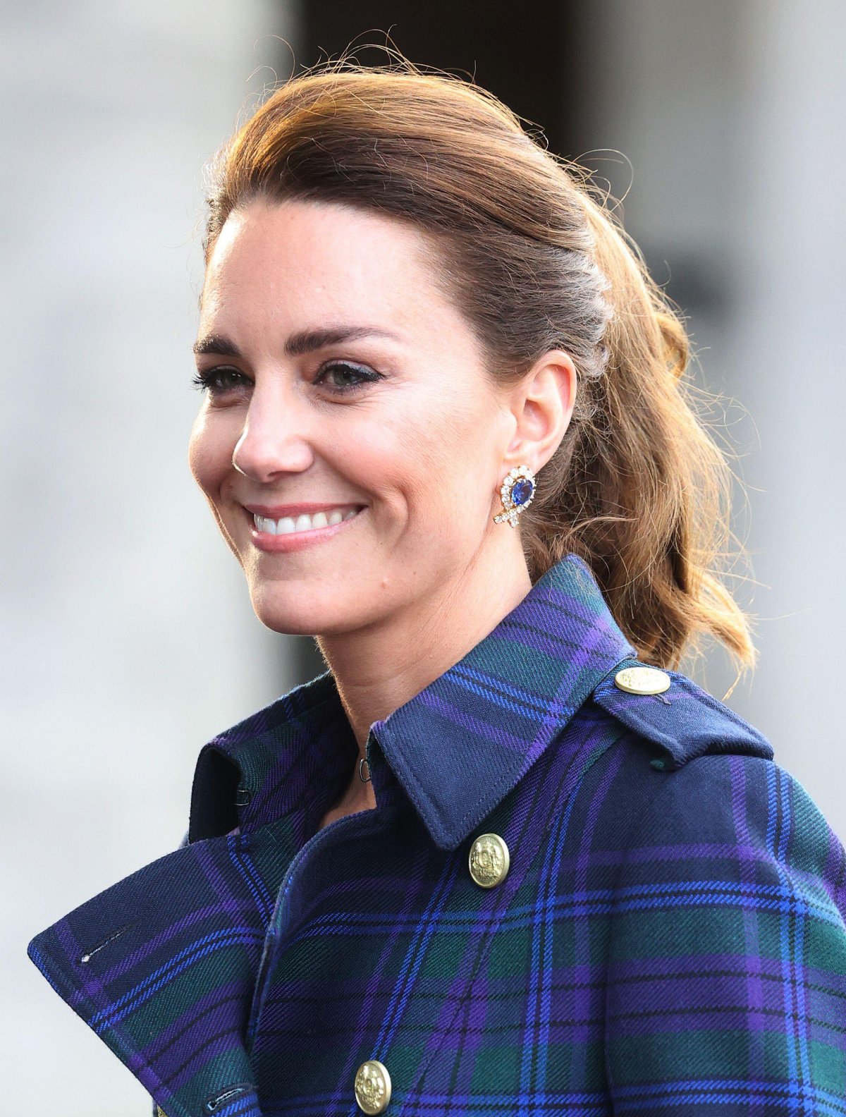 The Duchess of Cambridge attends a drive-in cinema screening with NHS Charities Together at the Palace of Holyroodhouse in Edinburgh on May 26, 2021 (Chris Jackson/PA Images/Alamy)