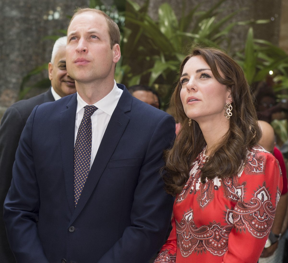 The Duke and Duchess of Cambridge visit the Taj Mahal Palace hotel in Mumbai on April 10, 2016 (Mark Cuthbert/PA Images/Alamy)