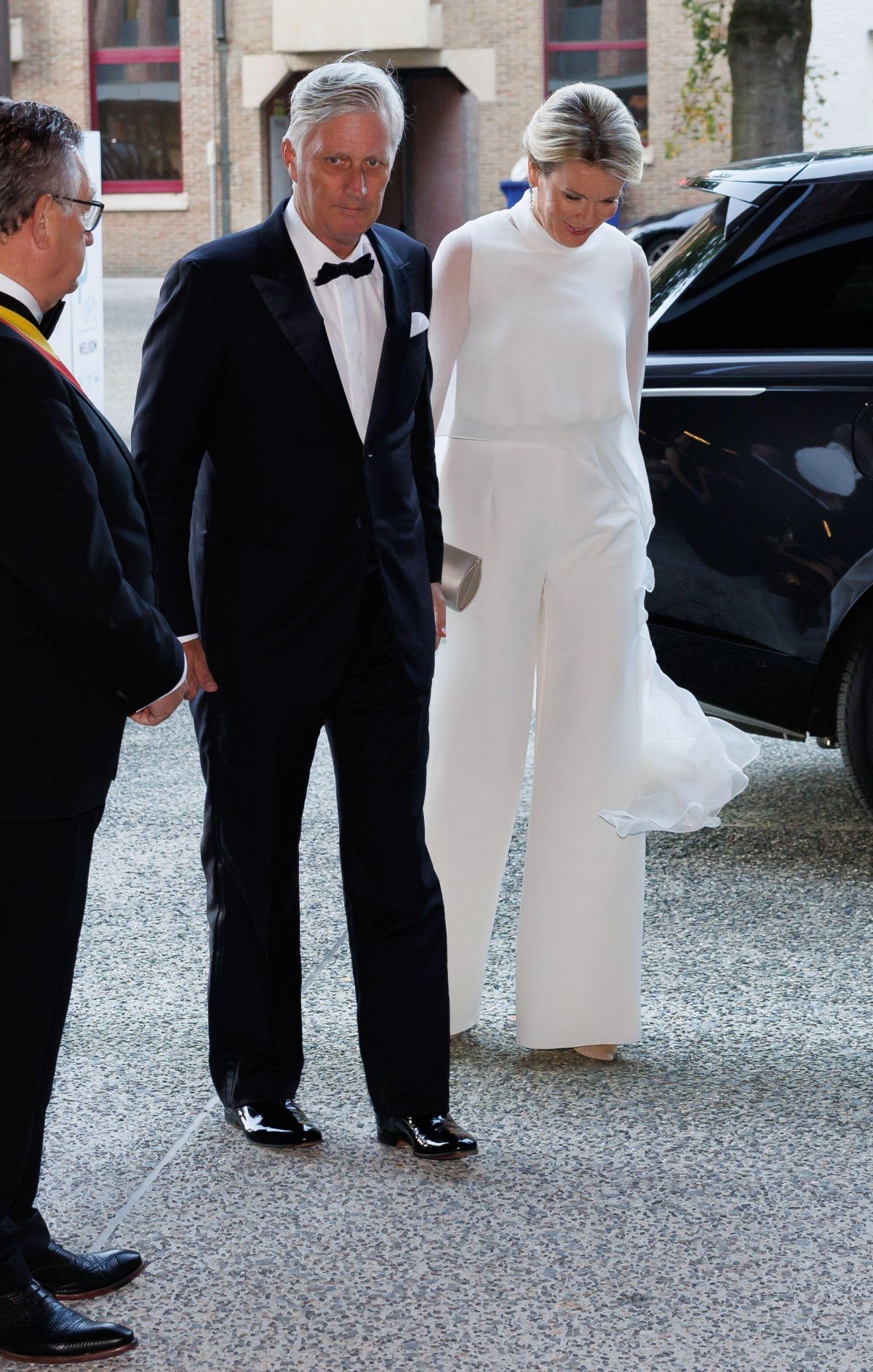 The King and Queen of the Belgians attend a gala evening in support of the King Baudouin Foundation in Bruges on September 19, 2024 (KURT DESPLENTER/Belga News Agency/Alamy)