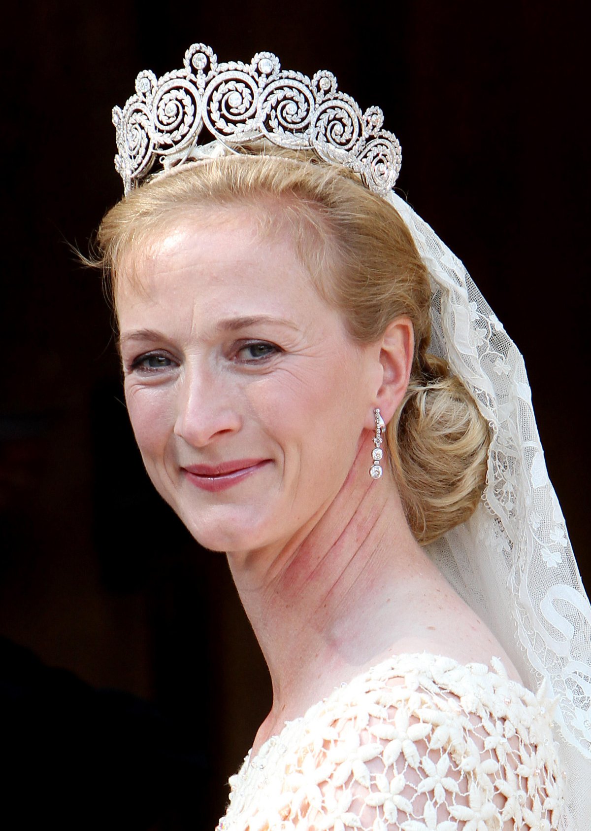 Princess Nathalie of Sayn-Wittgenstein-Berleburg is pictured on the day of her wedding to Alexander Johannsmann in Bad Berleburg on June 18, 2011 (Patrick van Katwijk/DPA Picture Alliance/Alamy)
