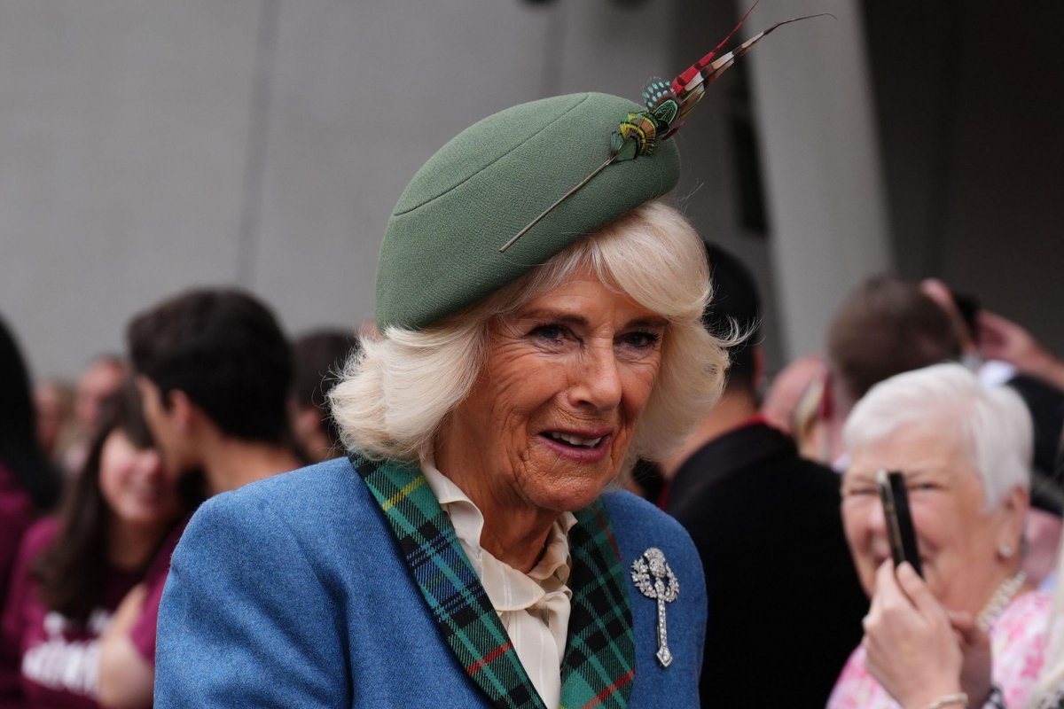 King Charles III and Queen Camilla visit the Scottish Parliament in Edinburgh to celebrate its 25th anniversary on September 28, 2024 (Andrew Milligan/PA Images/Alamy)