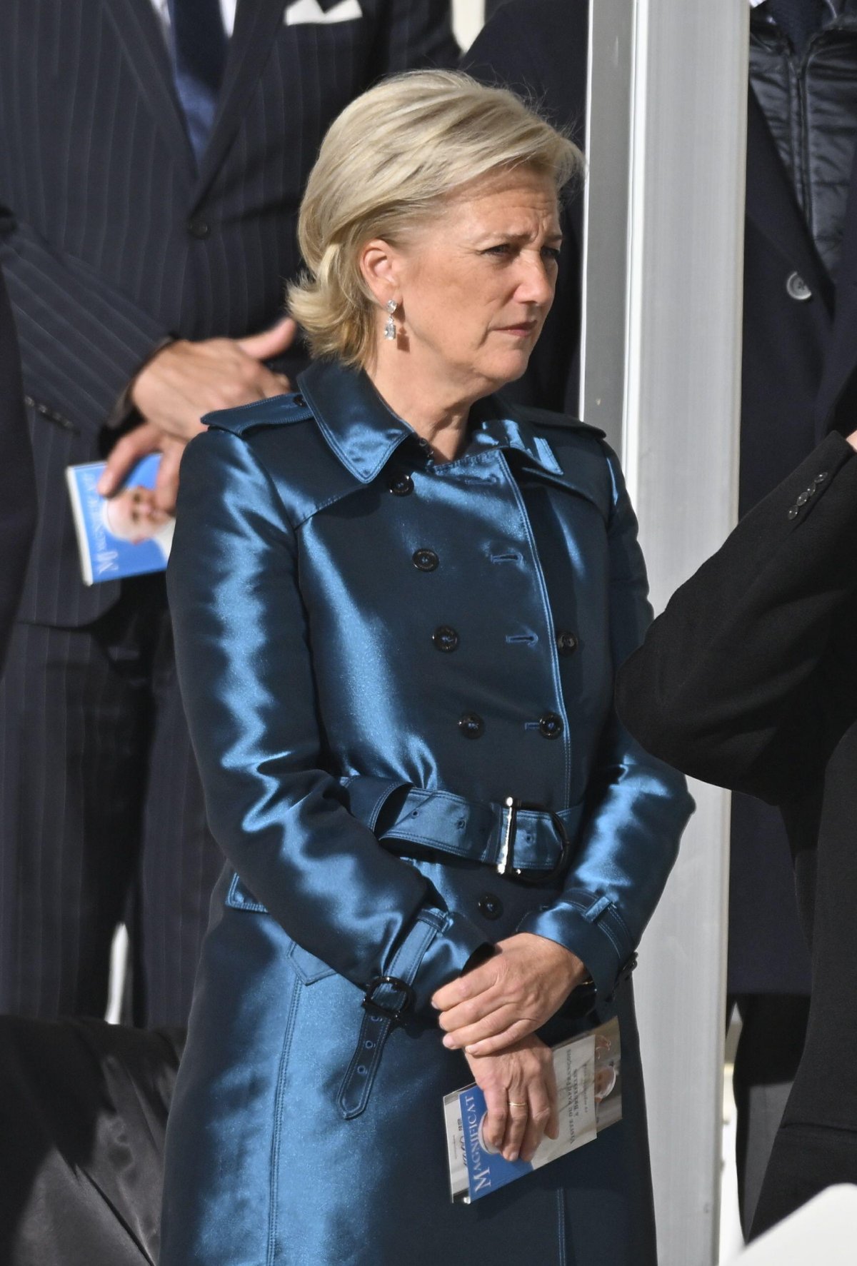 Princess Astrid of Belgium attends a mass presided over by Pope Francis at the King Baudouin Stadium in Brussels on September 29, 2024 (ERIC LALMAND/Belga News Agency/Alamy)