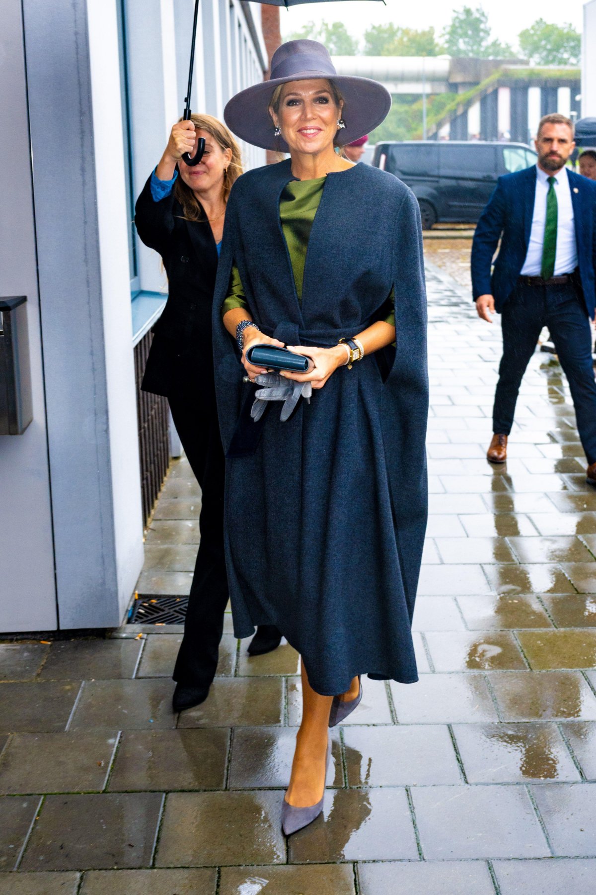 The Queen of the Netherlands opens the new home of the National Ballet Academy in Amsterdam on October 1, 2024 (Patrick van Emst/NL Beeld/Alamy)
