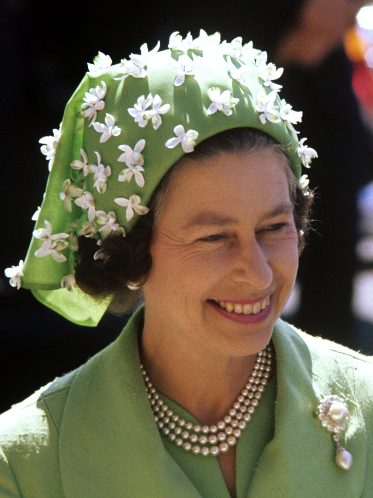 Queen Elizabeth II visits the Princess Margaret Hospital in Christchurch, New Zealand, on March 4, 1977 (Ron Bell/PA Images/Alamy)