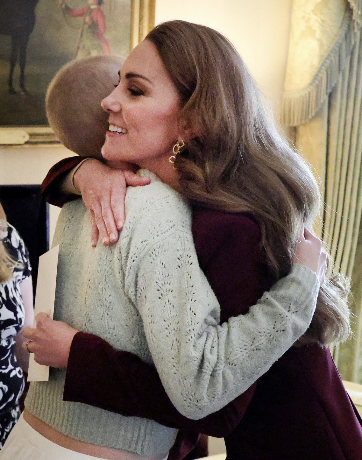 The Princess of Wales hugs Liz Hatton at Windsor Castle on October 2, 2024 (Kensington Palace)