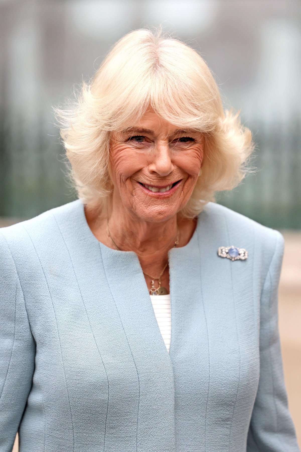 Queen Camilla visits the Westminster Abbey Sacristy Project in London on October 3, 2024 (Chris Jackson/PA Images/Alamy)