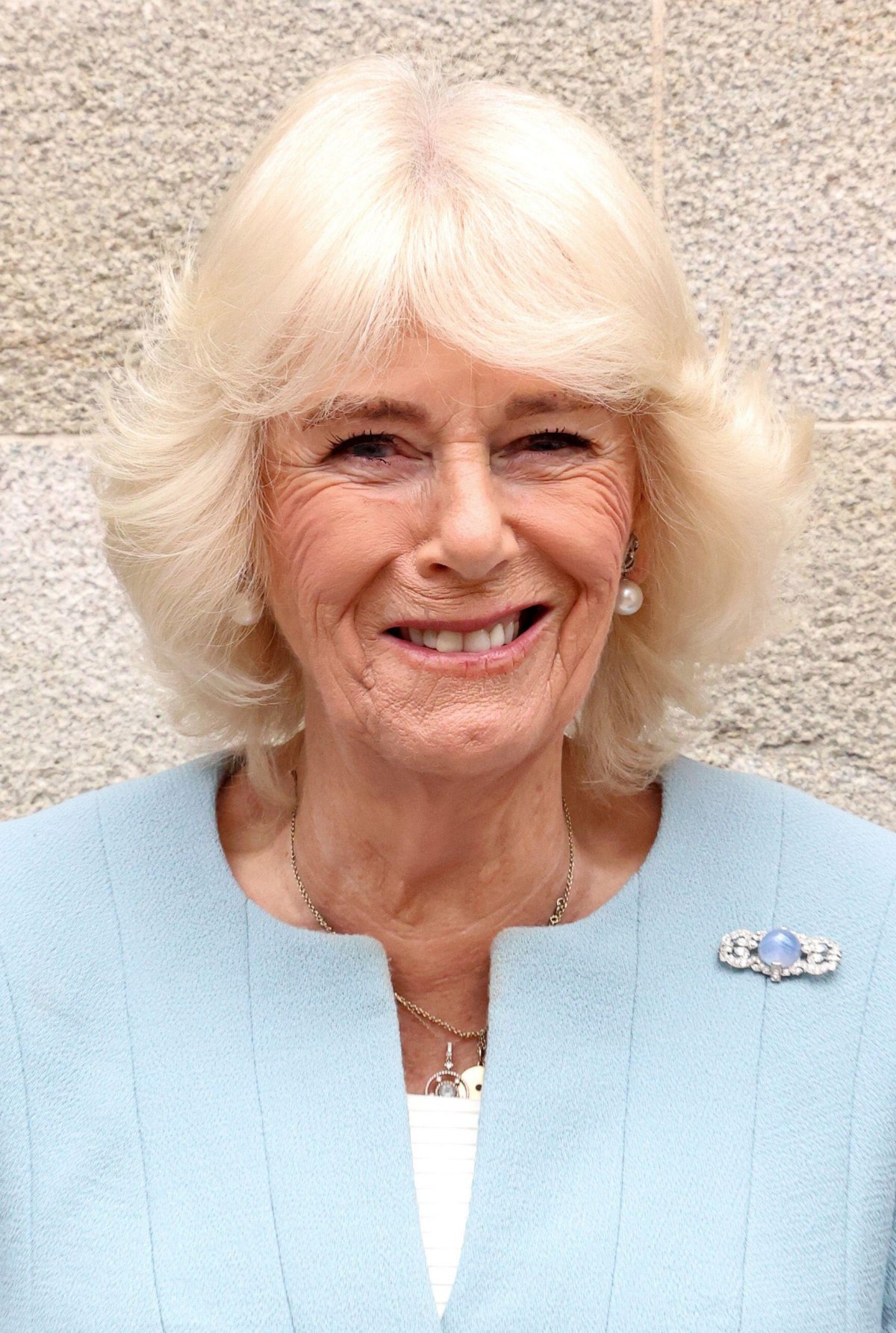 Queen Camilla visits the Westminster Abbey Sacristy Project in London on October 3, 2024 (Chris Jackson/PA Images/Alamy)