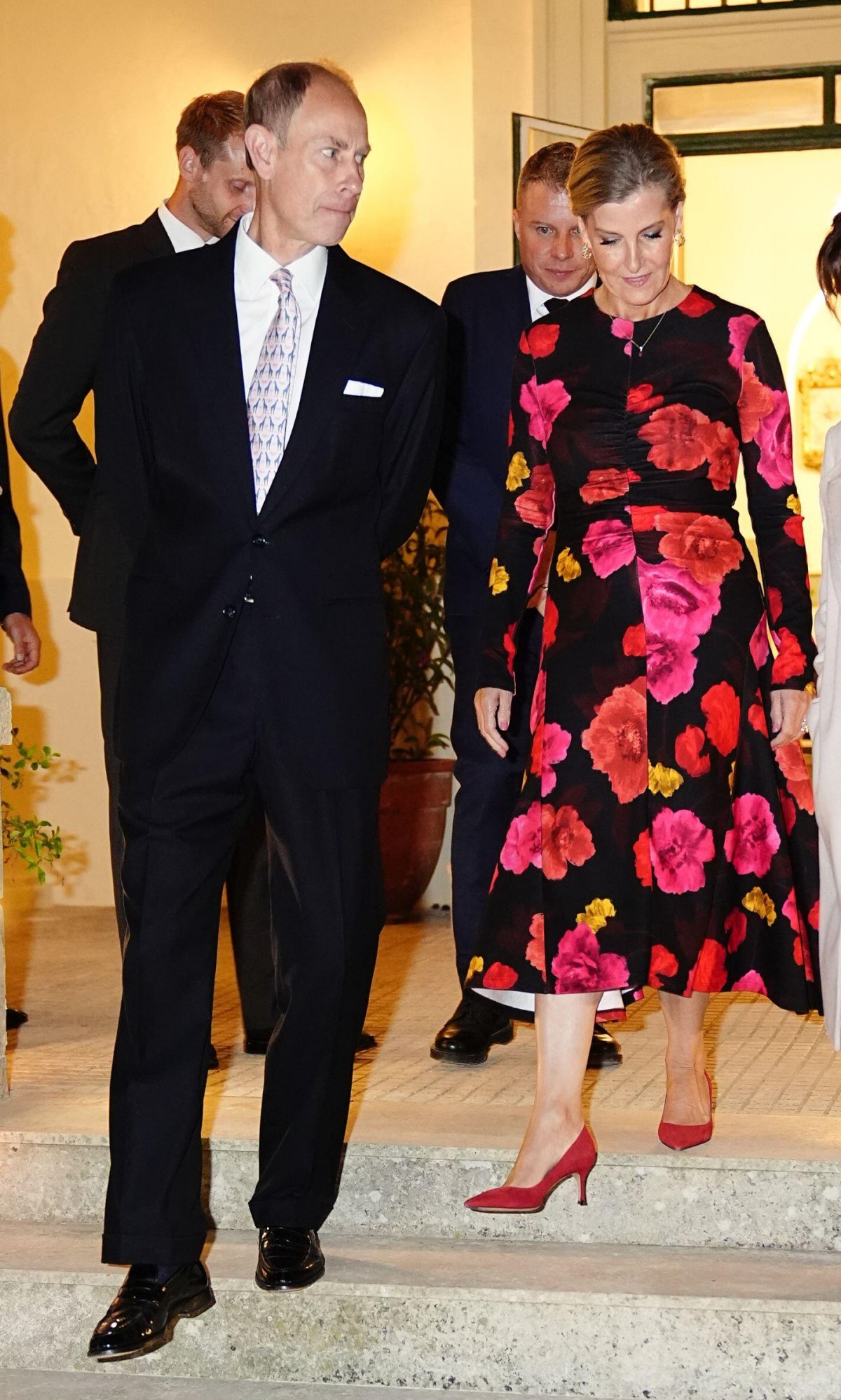The Duke and Duchess of Edinburgh attend a reception at the residence of the British High Commissioner in Malta on October 7, 2024 (Aaron Chown/PA Images/Alamy)
