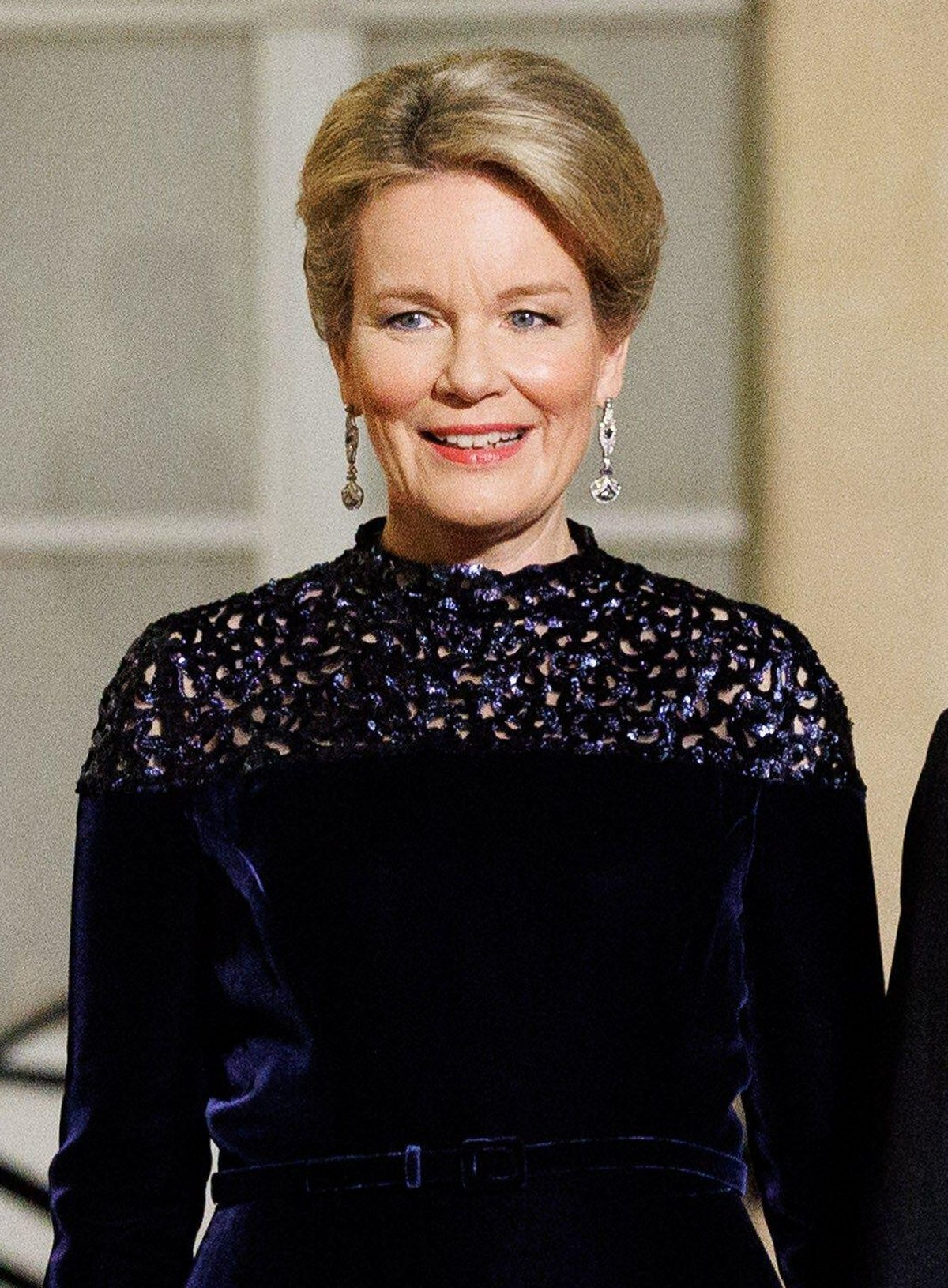 The King and Queen of the Belgians attend a state dinner hosted by President and Mrs. Macron at the Elysee Palace in Paris on October 14, 2024 (BENOIT DOPPAGNE/Belga News Agency/Alamy)
