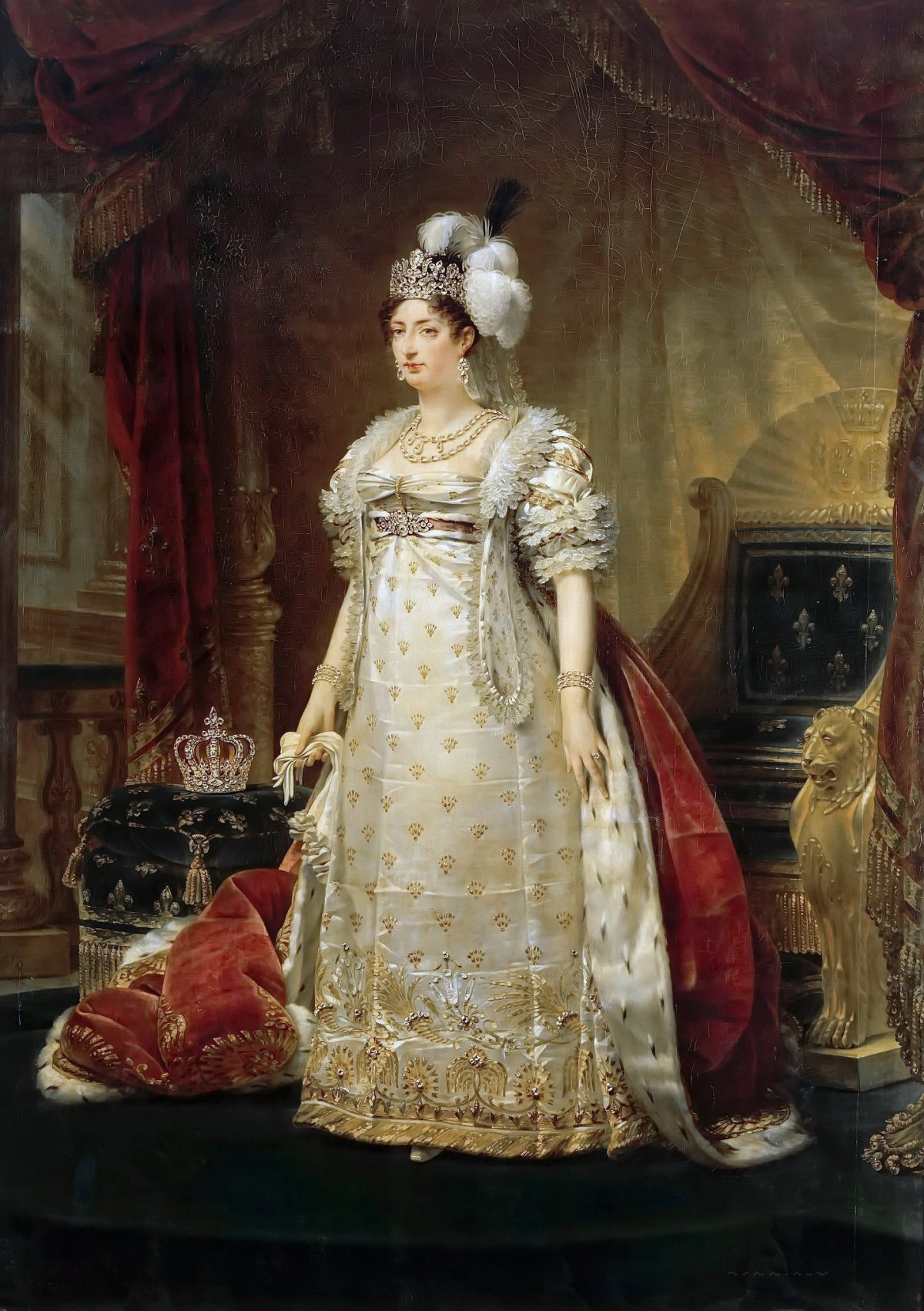Portrait of the Duchess of Angoulême by Antoine-Jean Gros, ca. 1816 (Louvre Museum)