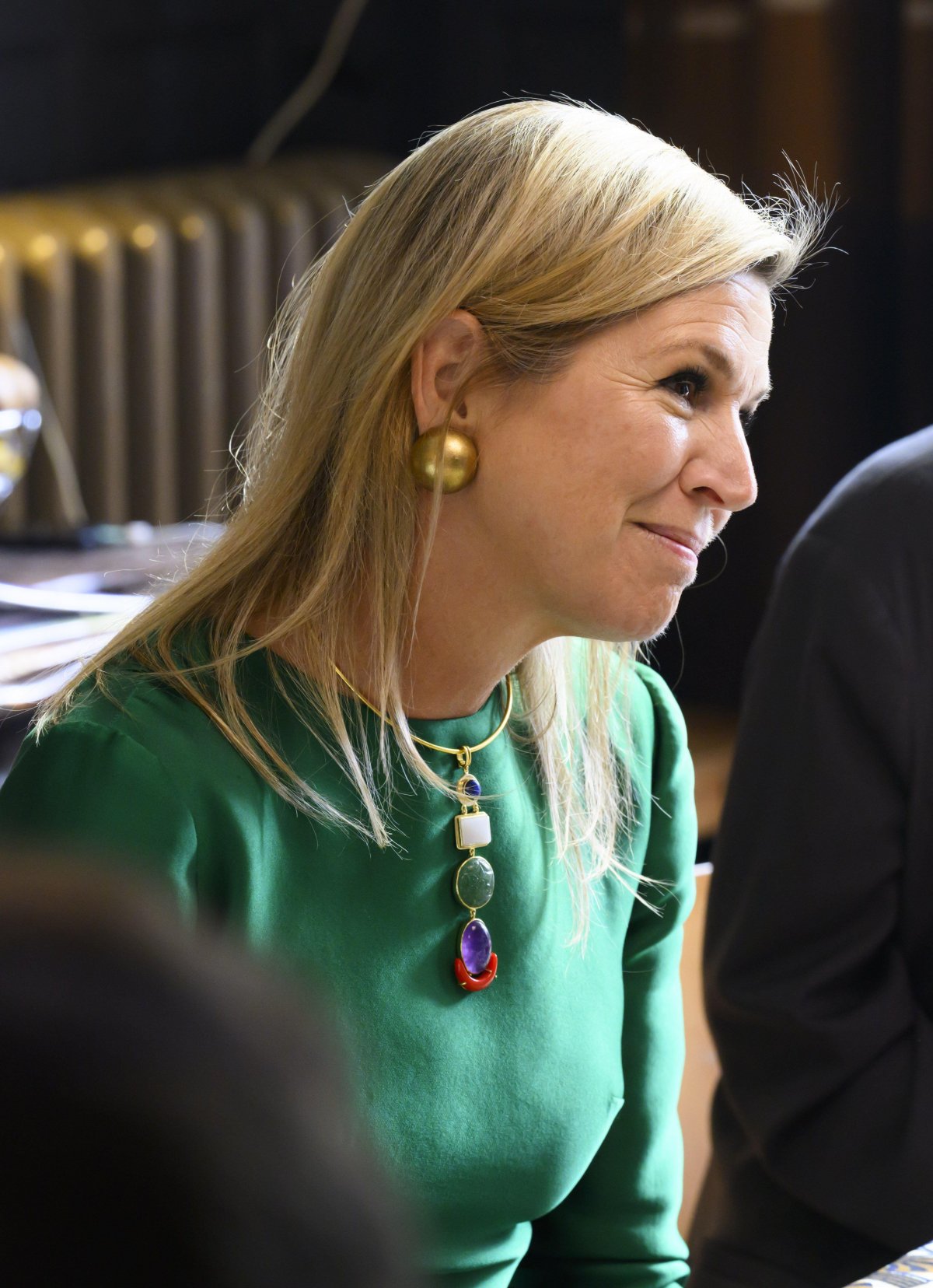 The Queen of the Netherlands visits the municipality of Waalwijk on October 15, 2024 (Patrick van Emst/NLBeeld/Alamy)