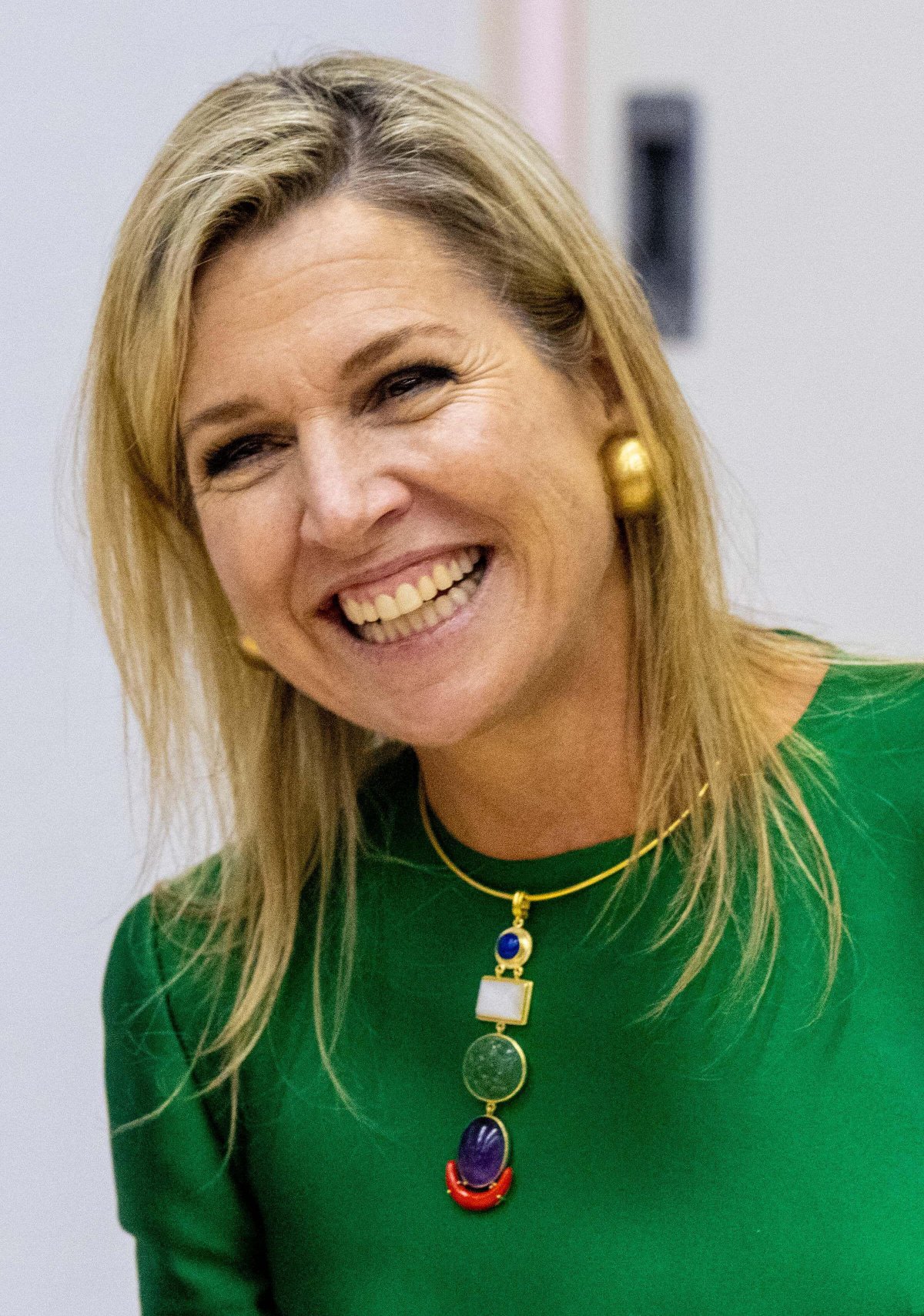 The Queen of the Netherlands visits the municipality of Hoeksche Waard on October 15, 2024 (Patrick van Emst/NLBeeld/Alamy)