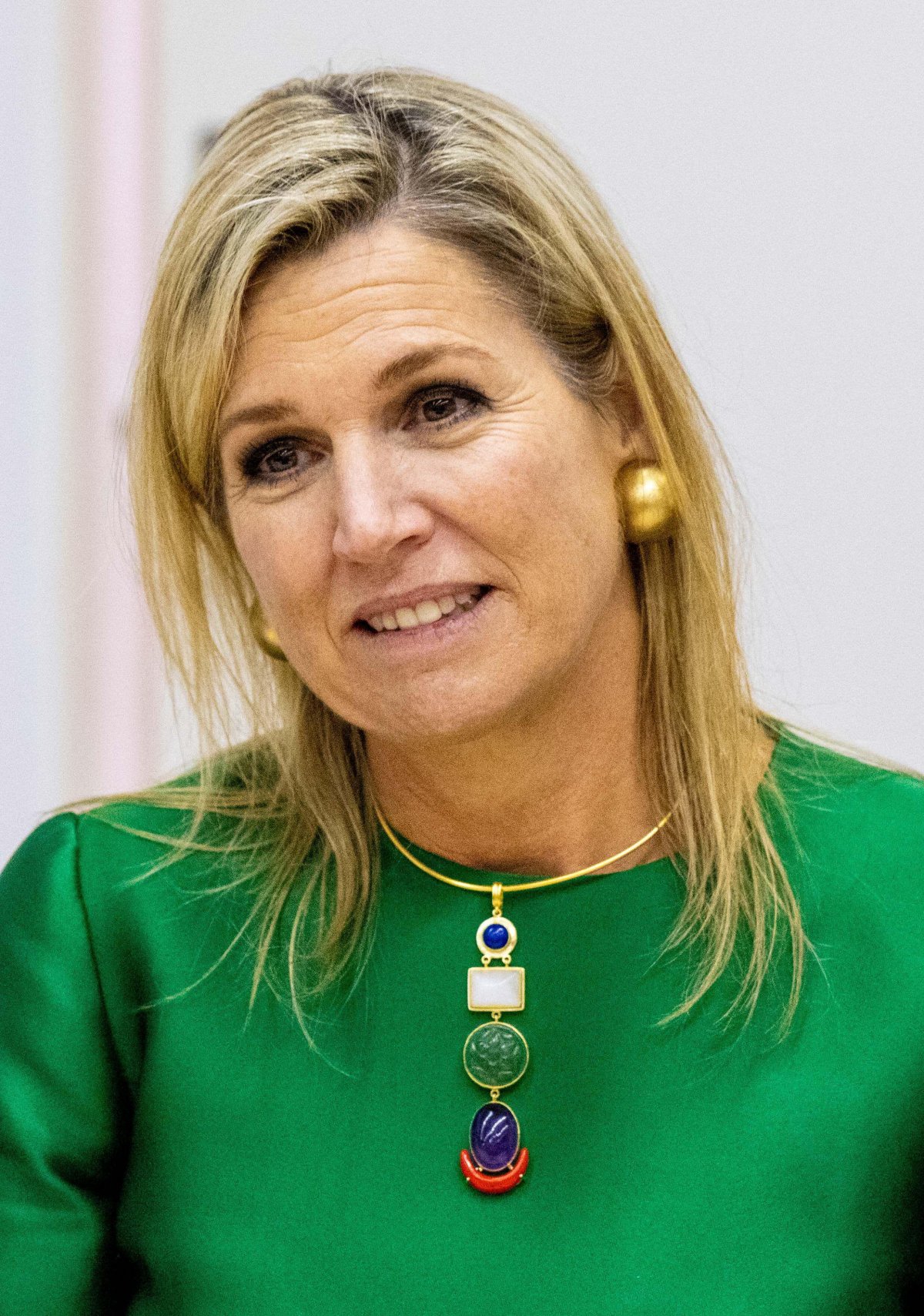 The Queen of the Netherlands visits the municipality of Hoeksche Waard on October 15, 2024 (Patrick van Emst/NLBeeld/Alamy)