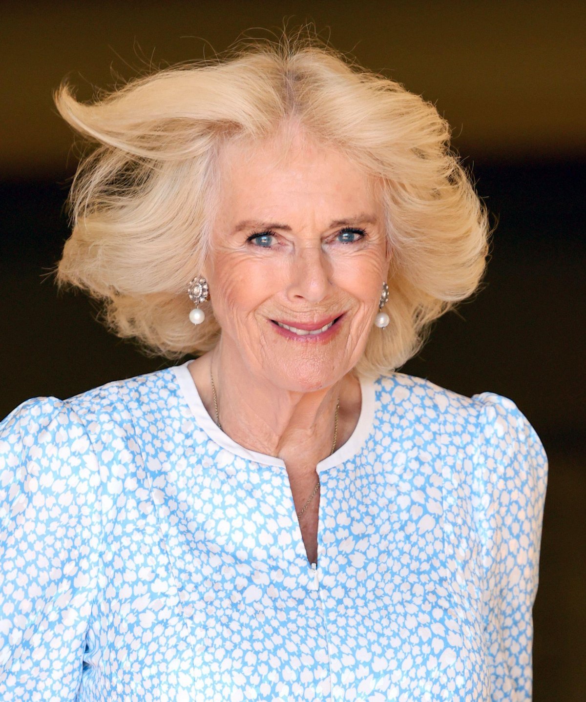 Queen Camilla attends a discussion on family and domestic violence in Australia at Government House in Canberra on October 21, 2024 (Chris Jackson/PA Images/Alamy)