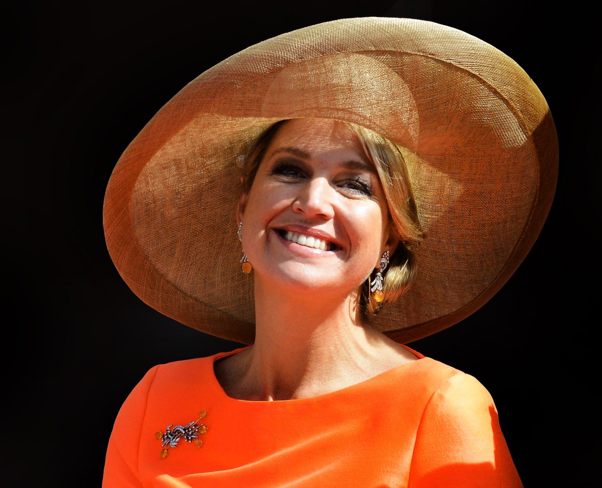 The Queen of the Netherlands visits Stuttgart on June 5, 2013 (WENN/Alamy)