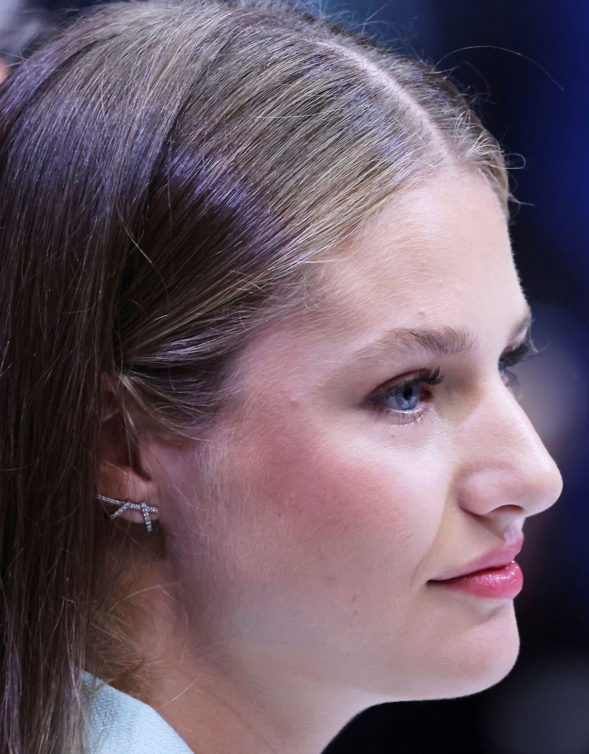 The Princess of Asturias attends the presentation of the Medal of Asturias at the University of Oviedo on October 24, 2024 (Album/Alamy)