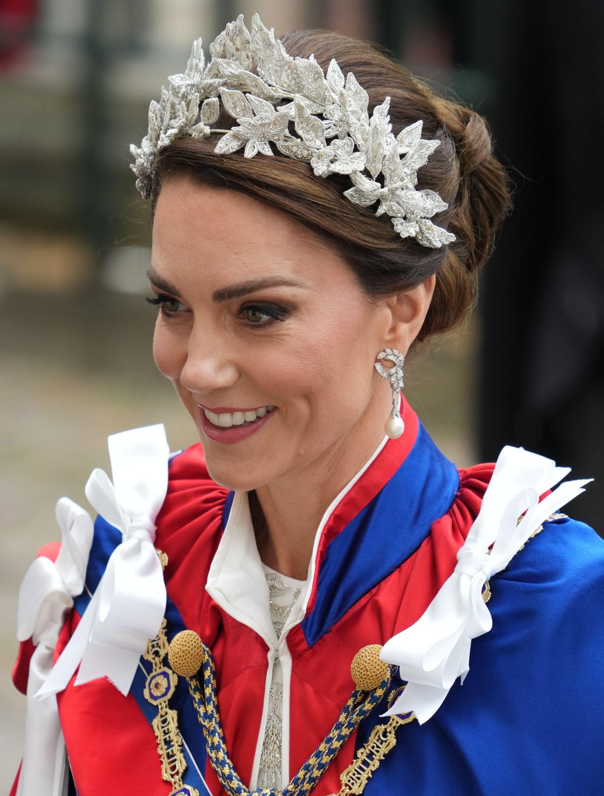 The Princess of Wales attends the coronation of King Charles III and Queen Camilla at Westminster Abbey in London on May 6, 2023 (Dan Charity/PA Images/Alamy)