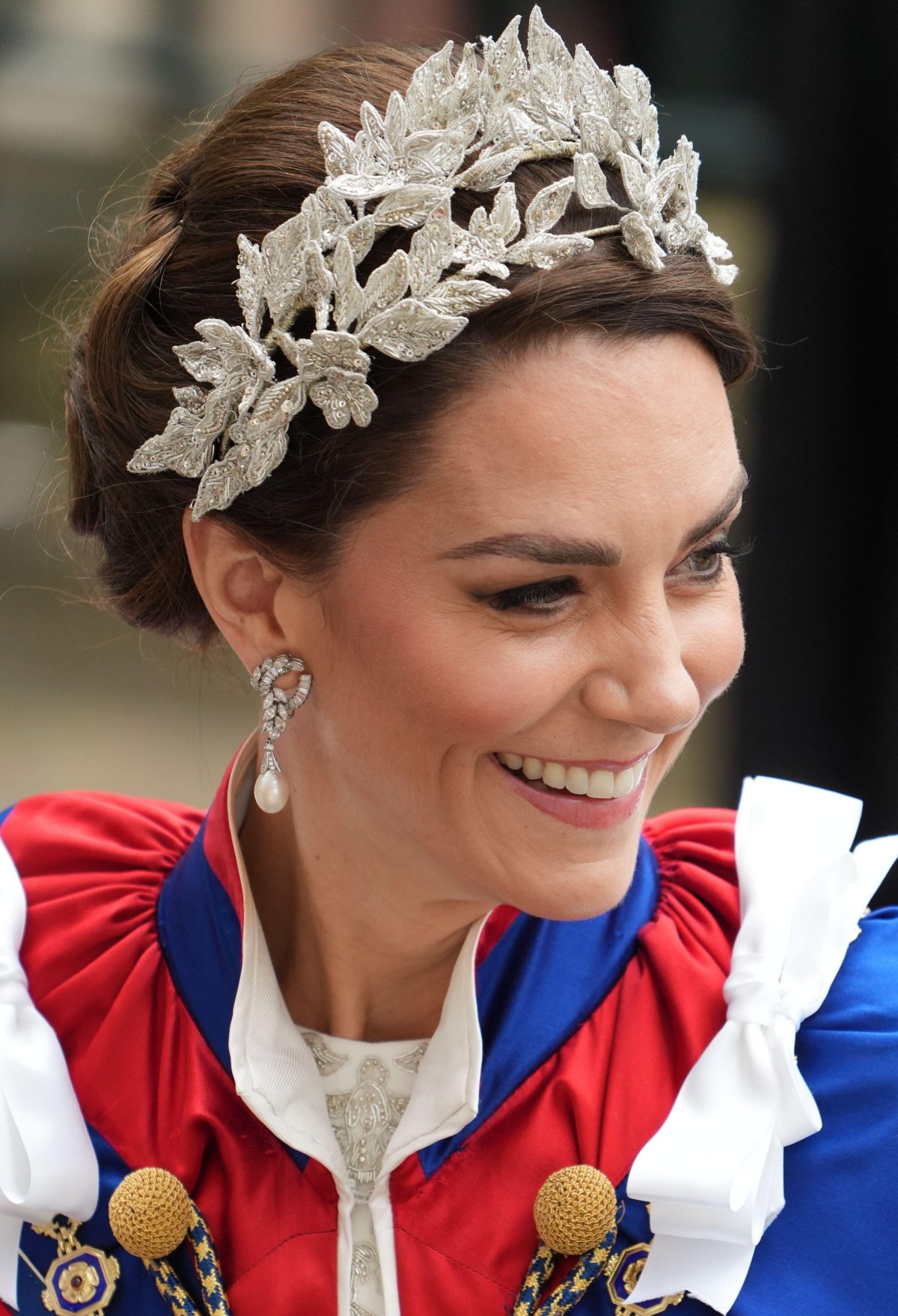 The Princess of Wales attends the coronation of King Charles III and Queen Camilla at Westminster Abbey in London on May 6, 2023 (Dan Charity/PA Images/Alamy)