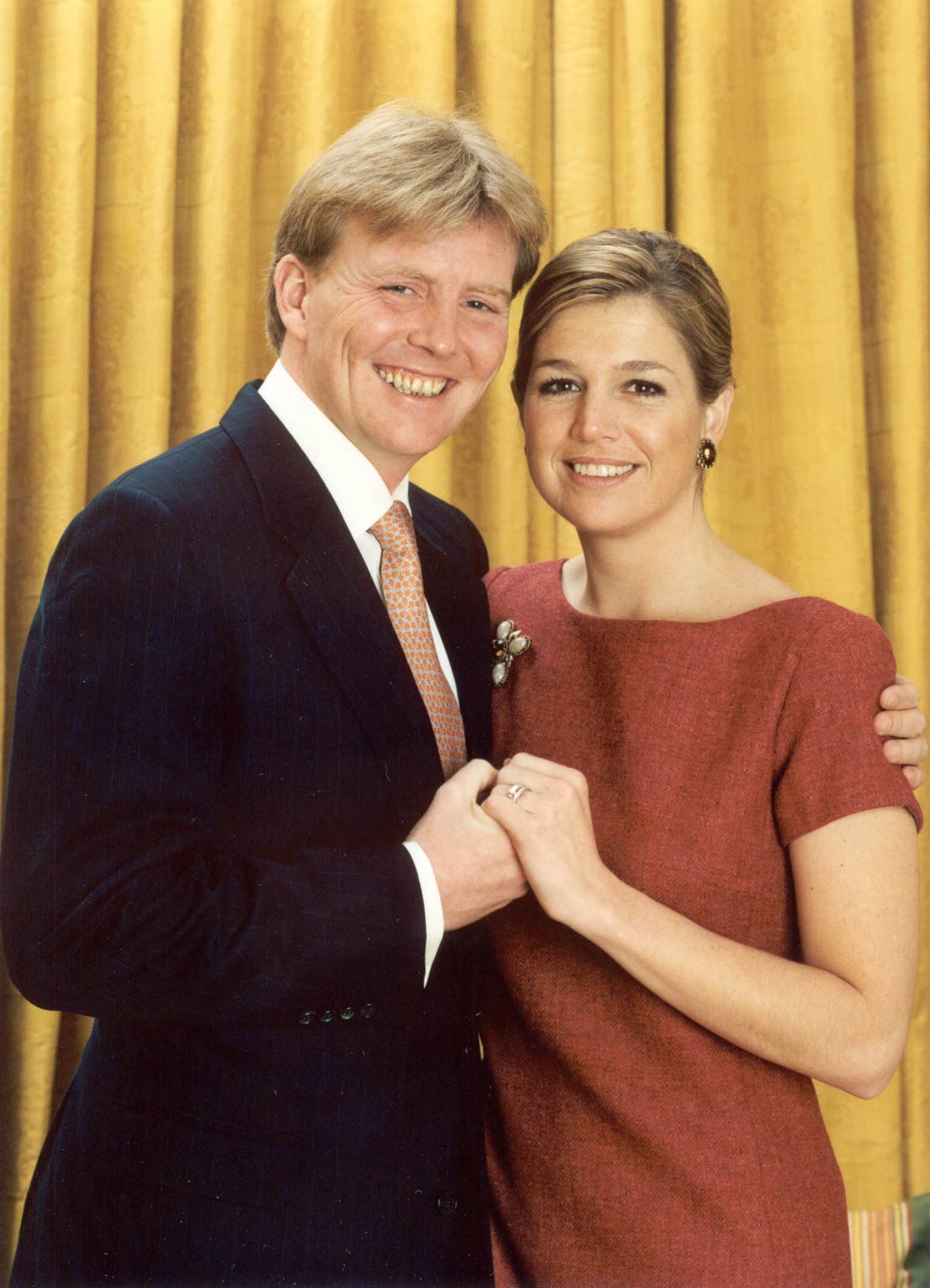 The Prince of Orange and Maxima Zorreguieta Cerruti announce their engagement, March 2001 (RVD/Graciela Rossetto)