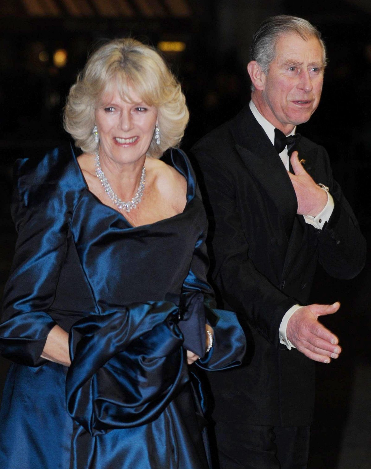 The Prince of Wales and the Duchess of Cornwall attend the Royal Variety Performance at the London Palladium on December 11, 2008 (Stefan Rousseau/PA Images/Alamy)