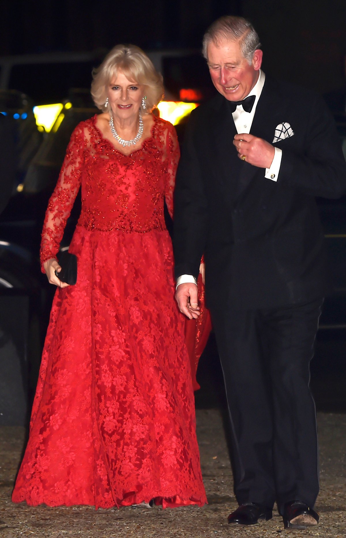 The Prince of Wales and the Duchess of Cornwall attend the Royal Variety Performance at the Eventim Apollo in Hammersmith on December 6, 2016 (Hannah McKay/PA Images/Alamy)