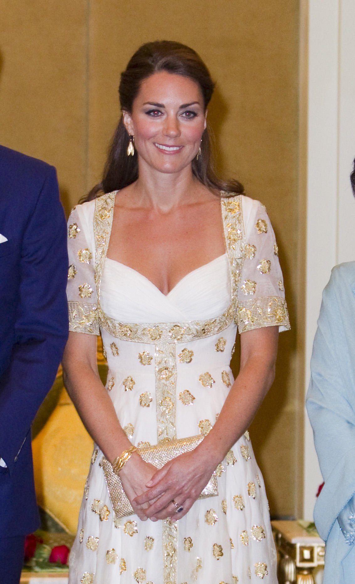 The Duchess of Cambridge attends a gala banquet in Kuala Lumpur during the Diamond Jubilee tour of Malaysia on September 13, 2012 (Ian Jones/PA Images/Alamy)