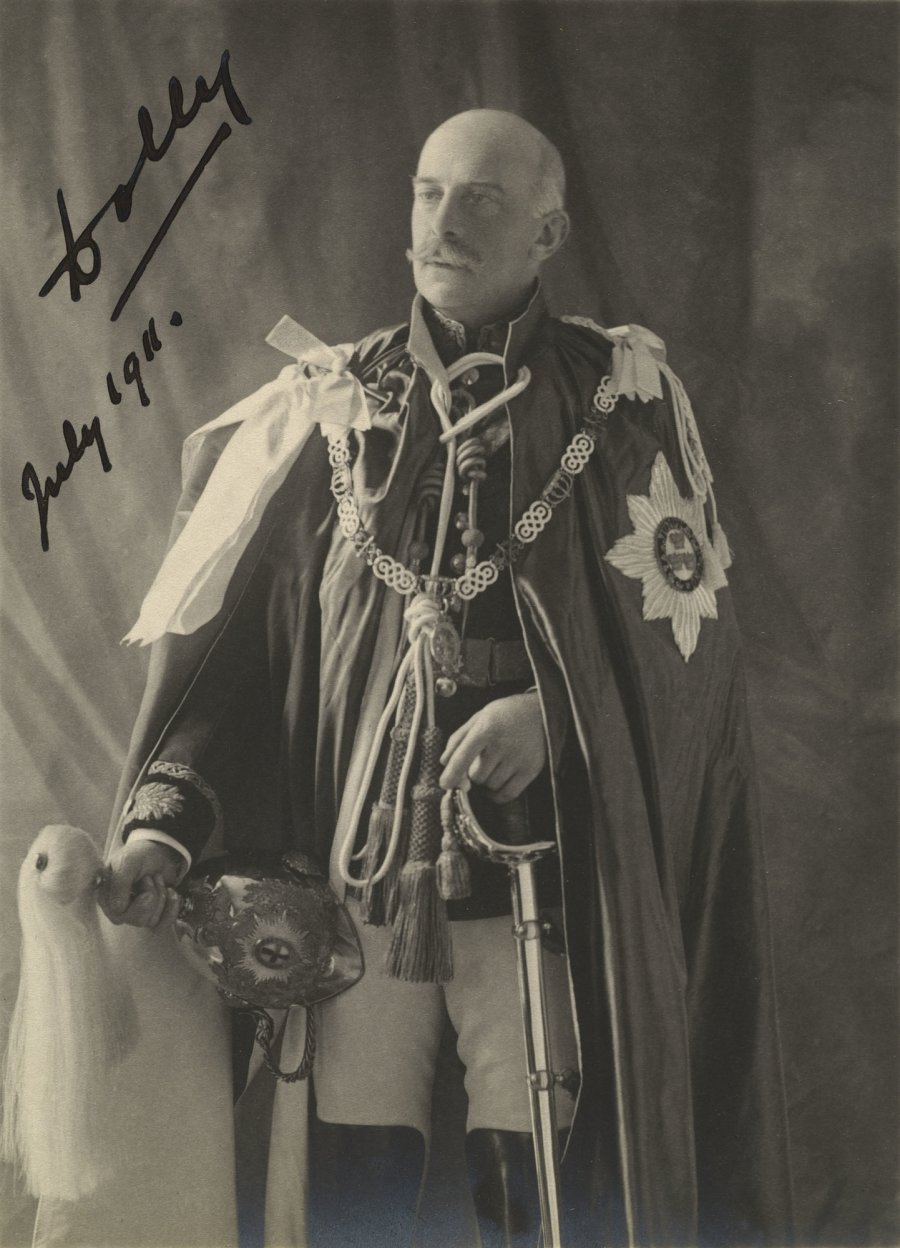 The Duke of Teck is pictured dressed for the coronation of King George V and Queen Mary, 1911 (Royal Collection Trust)
