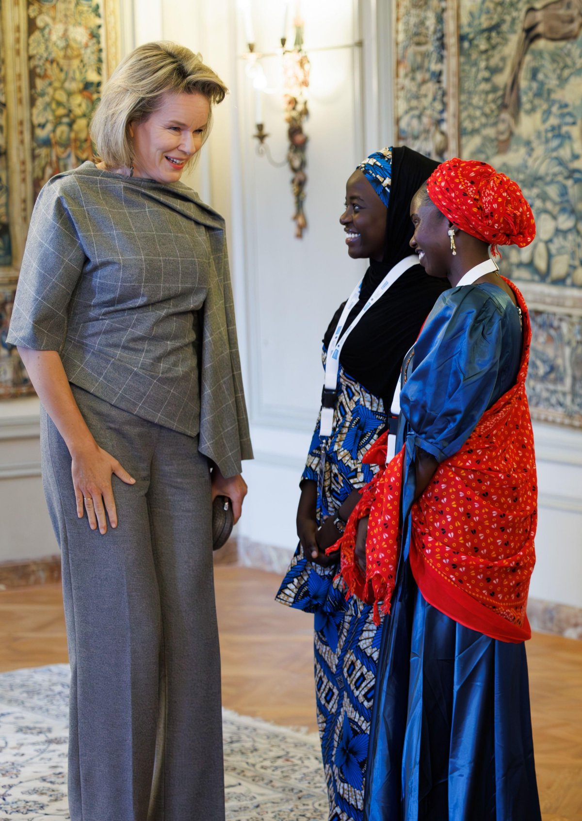 The Queen of the Belgians attends an international conference in Brussels marking the 35th anniversary of the International Convention on the Rights of the Child on November 22, 2024 (BENOIT DOPPAGNE/Belga News Agency/Alamy)