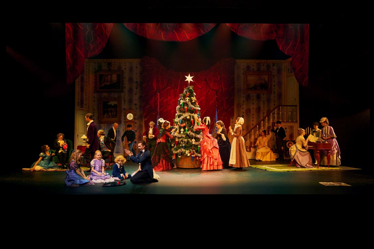 A new restaging of the Nutcracker, with sets and costumes designed by Queen Margrethe of Denmark, premieres at Tivoli’s Concert Hall in Copenhagen on November 30, 2024 (Henrik Stenberg/Tivoli Gardens)