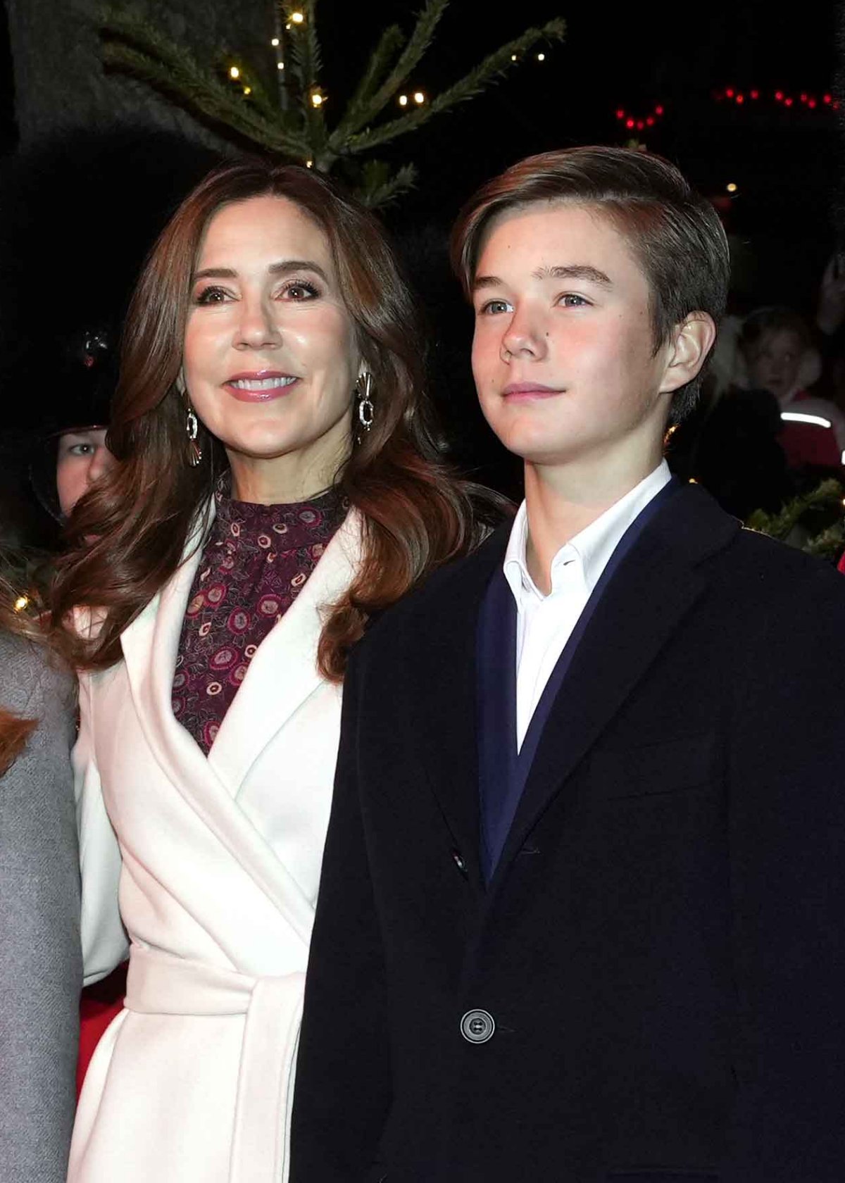 The Queen of Denmark and Prince Vincent arrive for a performance of the Nutcracker at Tivoli’s Concert Hall in Copenhagen on November 30, 2024 (Keld Navtoft/Tivoli Gardens)