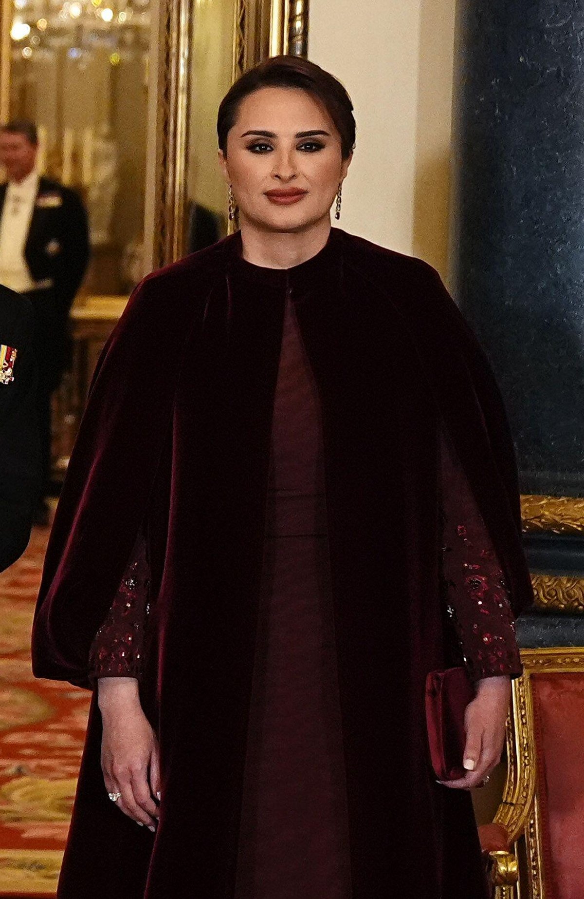 The King and Queen of the United Kingdom host a state banquet for the Emir of Qatar at Buckingham Palace on December 3, 2024 (Aaron Chown/PA Images/Alamy)